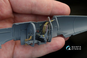 Quinta Studio QD48119 Spitfire Mk.IX 3D-Printed &amp;amp; colored Interior on decal paper (for Eduard kit) 1/48 – Bild 5