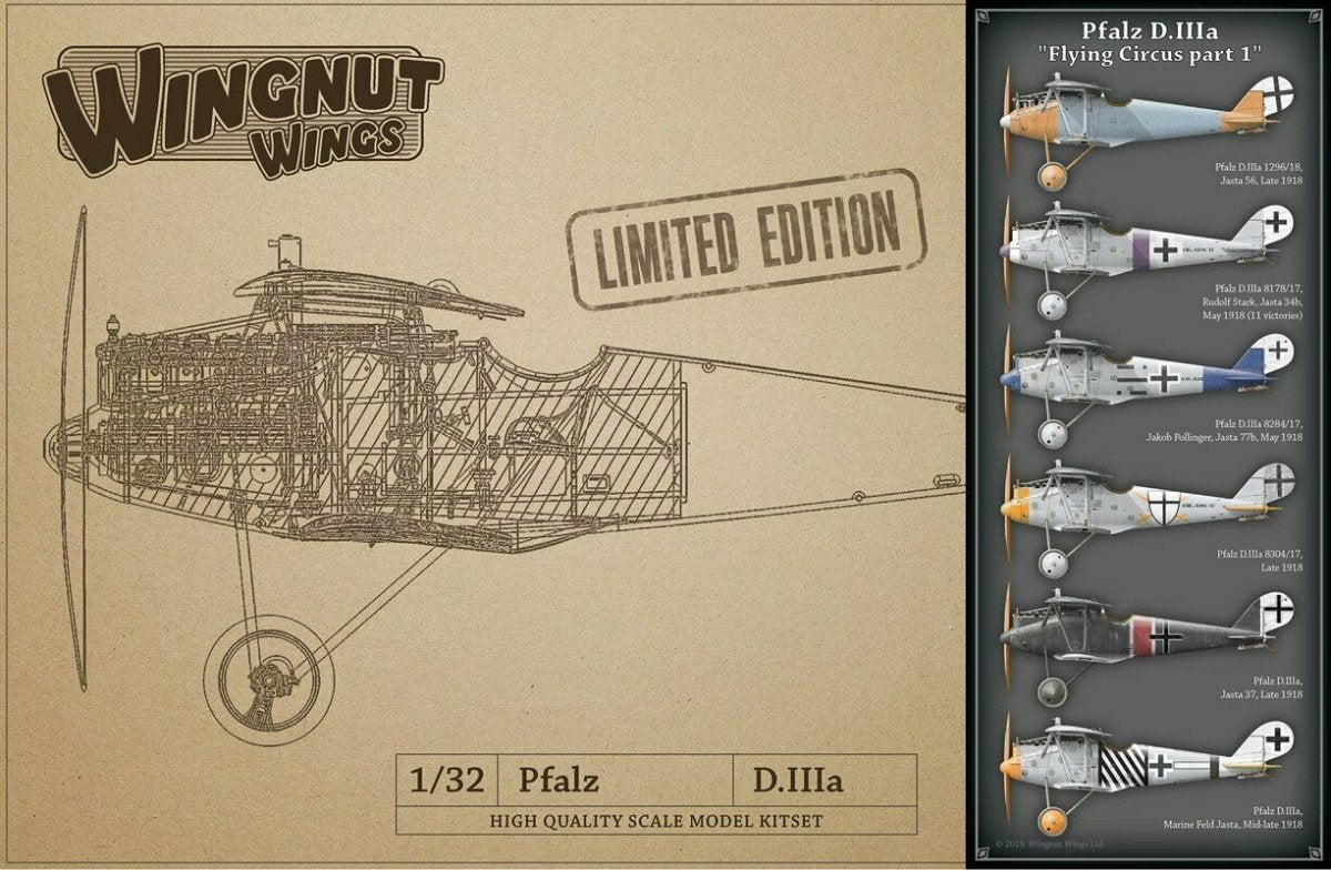Wingnut Wings 32909 Pfalz D.IIIa “Flying Circus part 1” 1/32