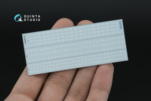 Quinta Studio QP35003 Typesetting USSR license plates 1959-1980 (State Standart 3207-58) (All kits) 1/35 – Bild 4