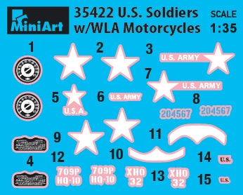 MiniArt 35422 US SOLDIERS WITH WLA MOTORCYCLES 1/35 – Bild 2