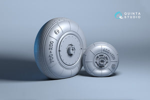 Quinta Studio QT48024 Ka-52 Wheels with separate hubs and weighted tires (Zvezda) 1/48 – obrázek 2