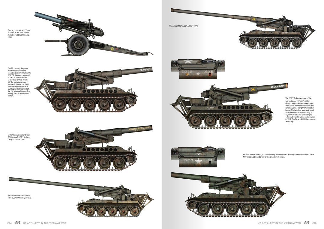 AK Interactive AK130007 AMERICAN ARTILLERY IN VIETNAM EN – Bild 16