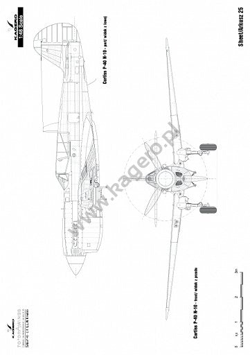 Kagero 7037 Curtiss P-40 F,K,L,M,N models EN/PL – immagine 3