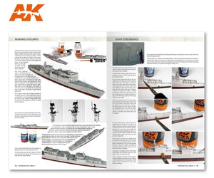 AK Interactive AK098 MODELLING FULL AHEAD 1 / KNOX &amp;amp; BALEARES CLASS EN – immagine 4