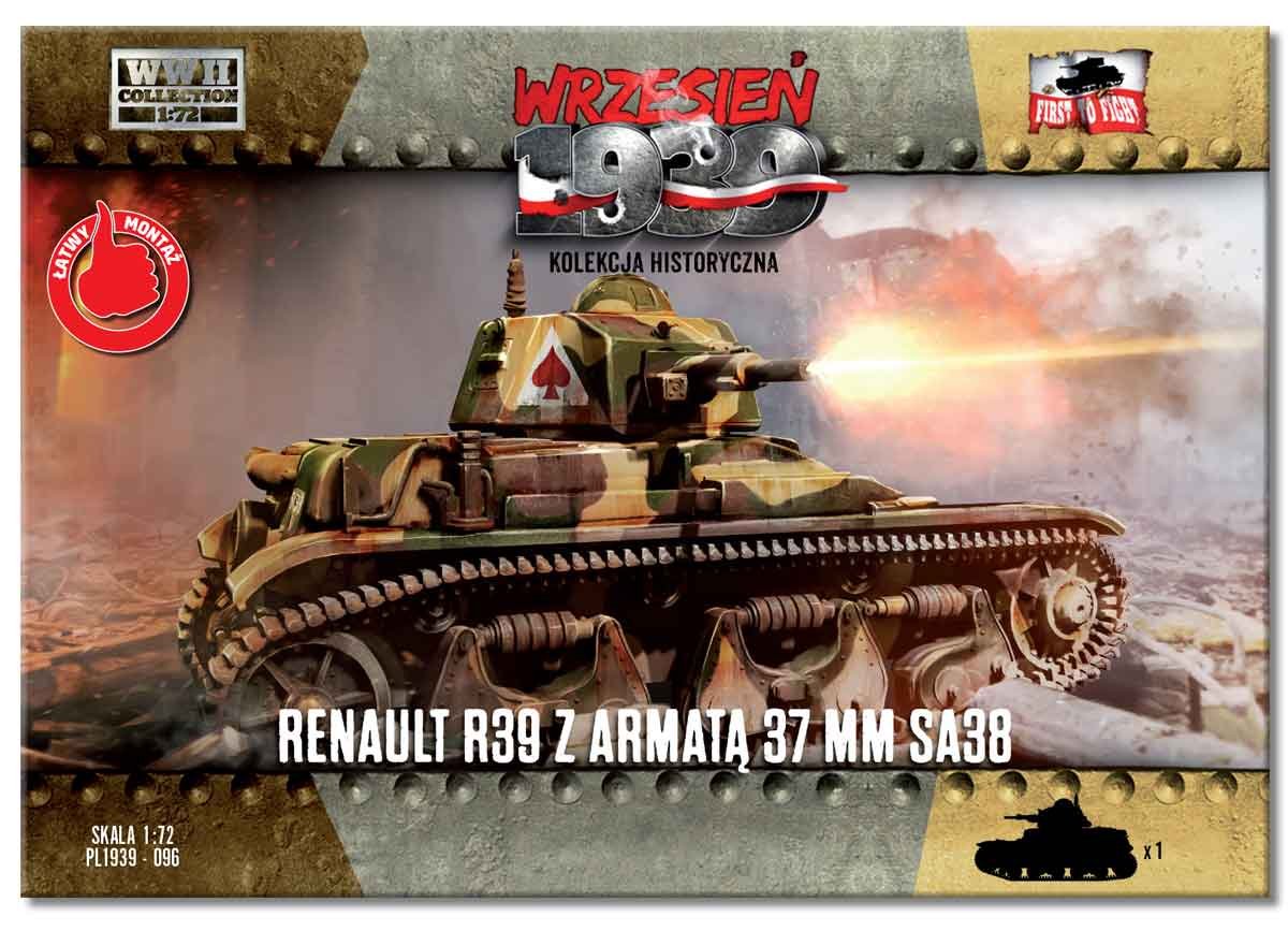 First To Fight PL096 Renault R39 with 37mm SA38 gun 1/72 – Bild 2