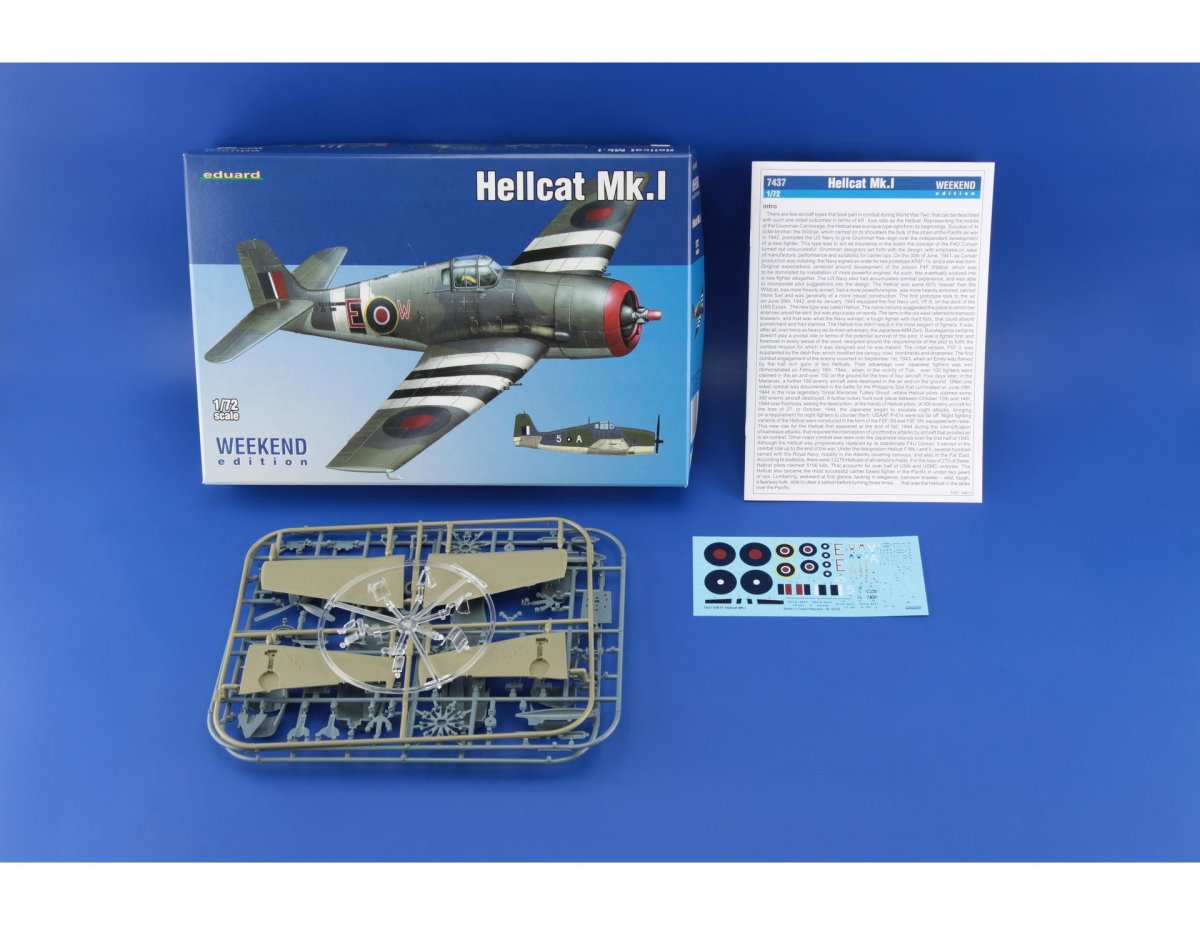 Eduard 7437 Hellcat Mk. I 1/72 – imagen 2