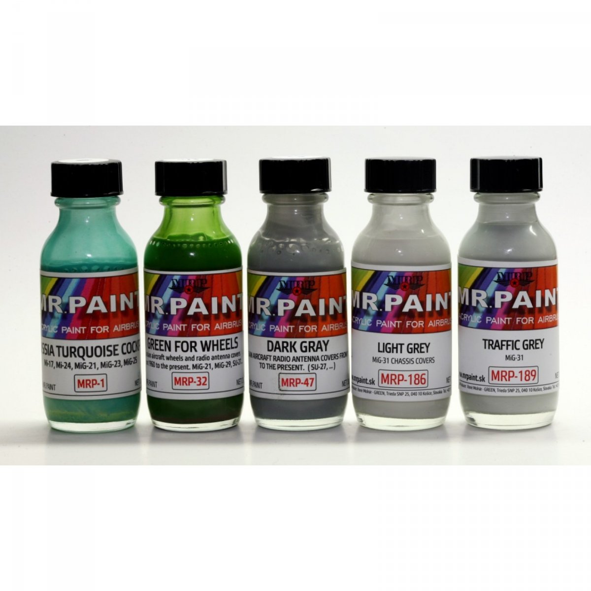 MR. Paint MRP-189 TRAFFIC GRAY 30ml – Bild 3