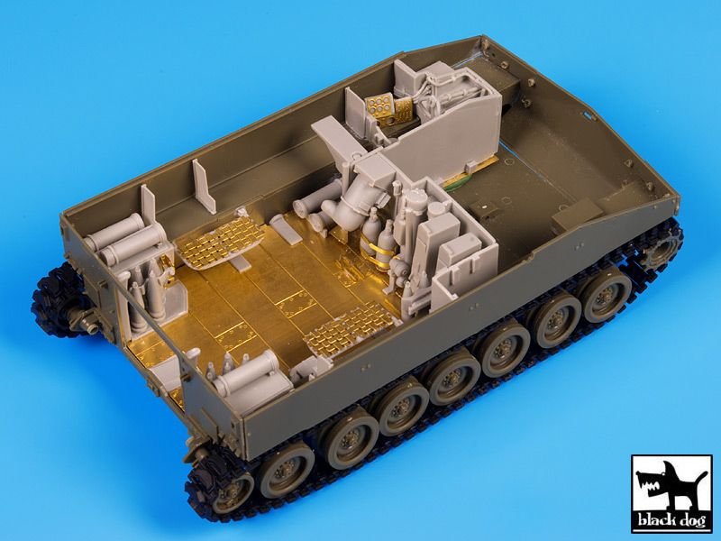 Black Dog T35101 M 109 A2 interior accessories set 1/35 – obrázek 4