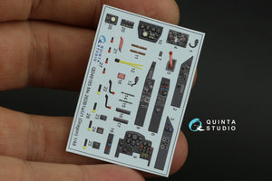 Quinta Studio QD48185 Me 262B-1a/U1 3D-Printed &amp;amp; colored Interior on decal paper (for Dragon ) 1/48 – obrázek 4