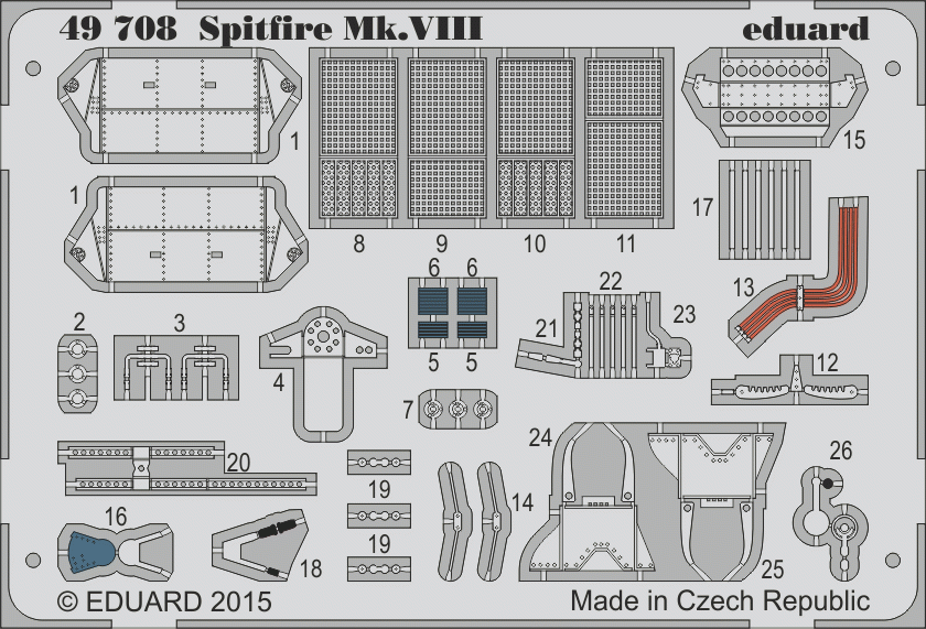 Eduard 49708 Spitfire Mk. VIII 1/48 EDUARD