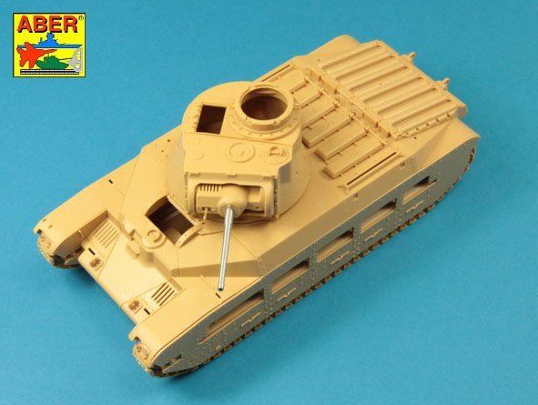 Aber 35L-227 Late barrel for Valentine Mk.II to VII or Matilda Mk.III/IV with Besa MG barrel 1/35 – image 8