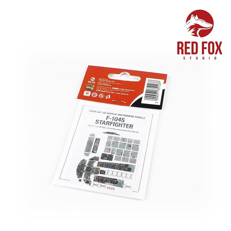 Red Fox Studio QS-32124 F-104S Starfighter (for Italeri kit) 1/32 – obrázek 2