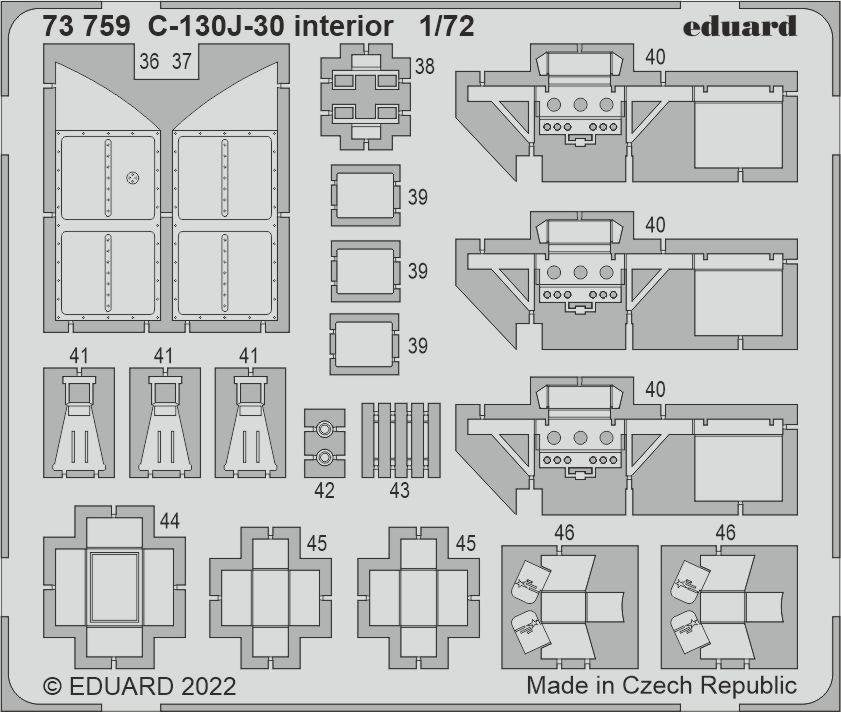 Eduard BIG72168 C-130J-30 PART I ZVEZDA 1/72 – image 4