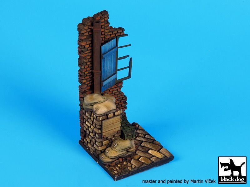 Black Dog D35058 House corrner N°3 base 1/35 – obrázek 4