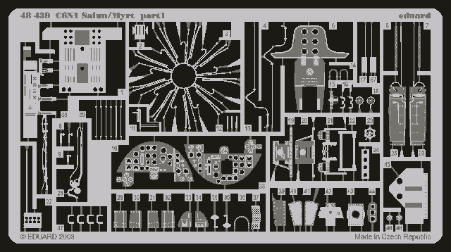 Eduard 48439 C6N1 Saiun/ Myrt 1/48 (HASEGAWA) – image 2