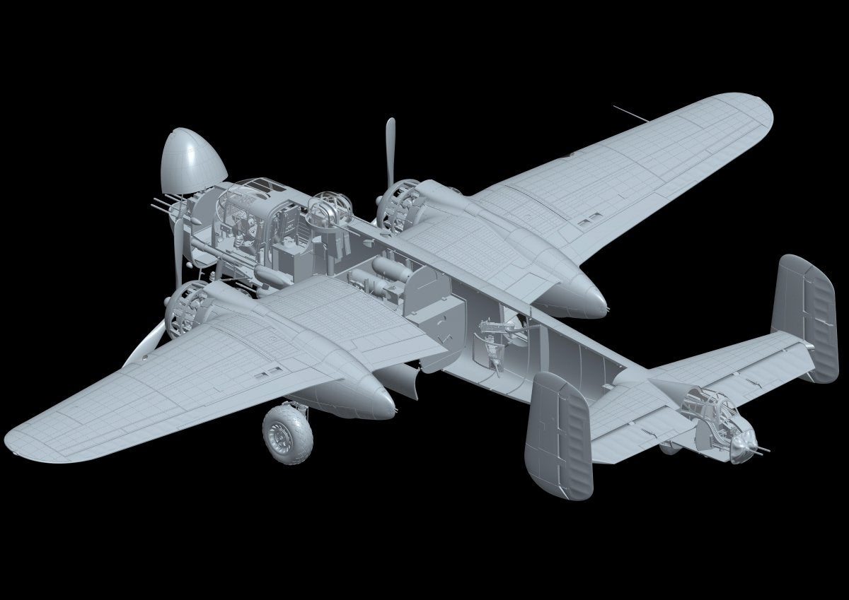 HK Models 01E037 B-25H Mitchell Gunships over CBI 1/32 – immagine 12