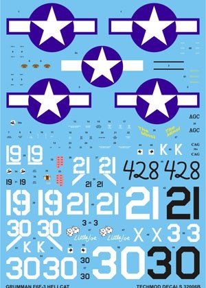 Techmod 32006 - Grumman F6F-3 Hellcat 1/32