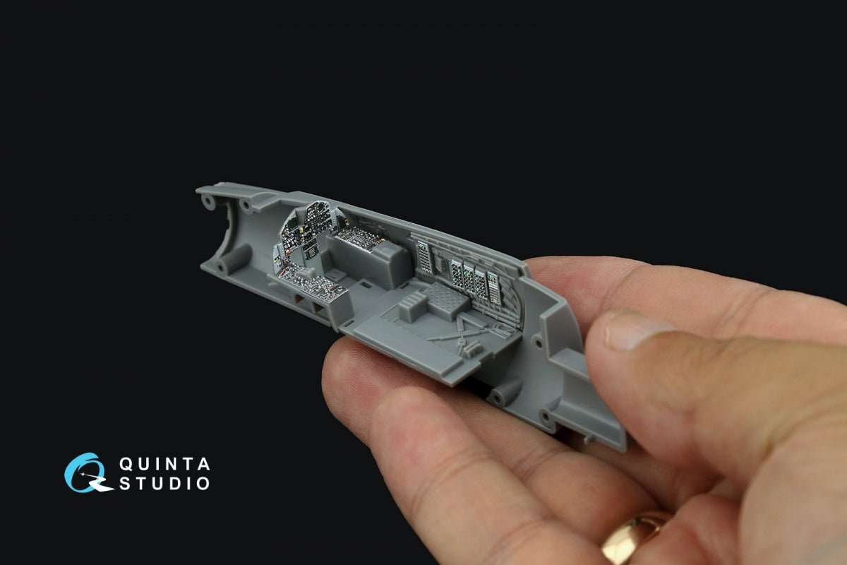 Quinta Studio QD72079 F-15C Early/F-15A/F-15J early 3D-Printed &amp;amp; colored Interior on decal paper (GWH) 1/72 – imagen 8