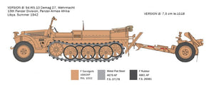 Italeri 6595 Sd. Kfz. 10 Demag D7 avec canon de 7,5 cm leIG 18 et équipage au 1/35 – image 5