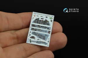 Quinta Studio QDS-48249 Su-25 3D-Printed &amp;amp; colored Interior on decal paper (Zvezda) 1/48 – image 8