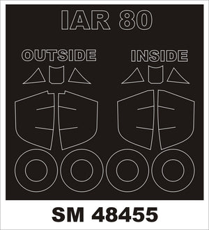 Montex SM48455 IAR-80 HOBBY BOSS 1/48