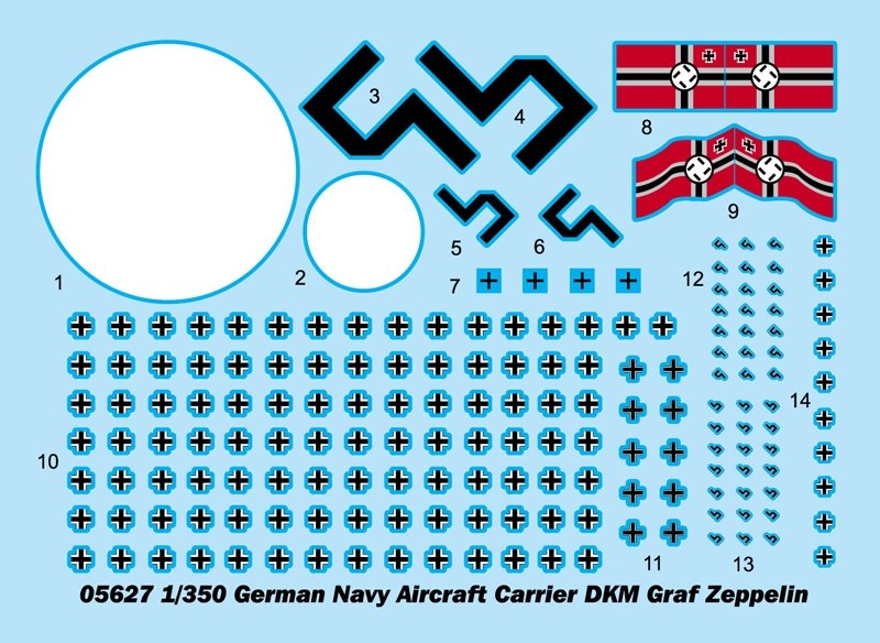 Trumpeter 05627 German Navy Aircraft Carrier DKM Graf Zeppelin 1/350 – image 4