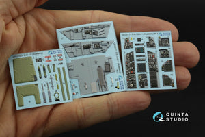 Quinta Studio QD32111 F/A-18A++ 3D-Printed &amp;amp; colored Interior on decal paper (Academy) 1/32 – image 2