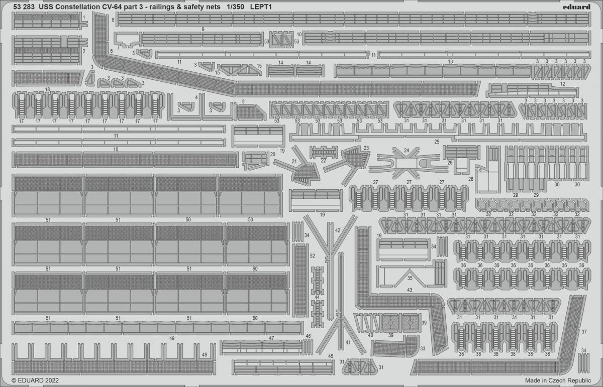 Eduard BIG5366 USS Constellation CV-64 PART I TRUMPETER 1/350 – image 2