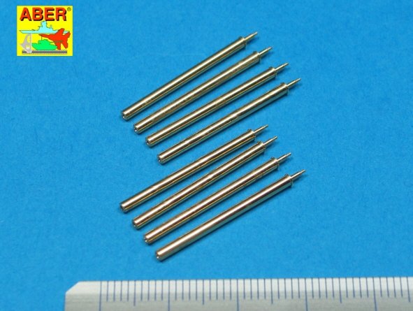 Aber A32109 Ensemble de 8 canons tournés de calibre .50 (12,7 mm) US Browning M2 pour P-47 Thunderbolt (1/32) – image 2