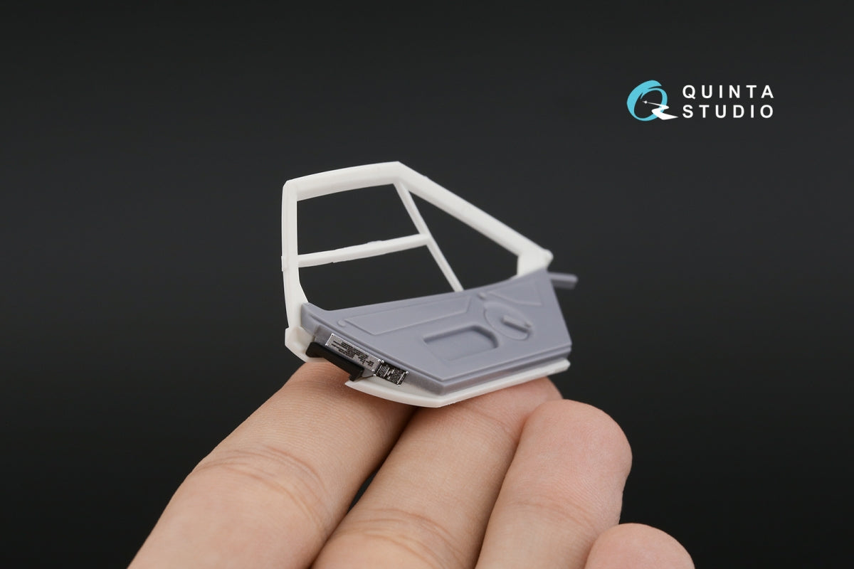 Quinta Studio QD24012 Lamborghini Countach 5000 QV 3D-Printed colored Interior on decal paper (Aoshima) 1/24 – Bild 10