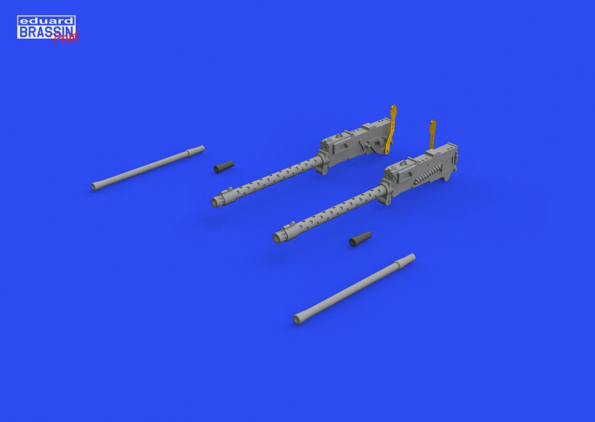 Eduard 648788 A6M3 cannon barrels &amp;amp; cockpit guns PRINT EDUARD 1/48 – image 2