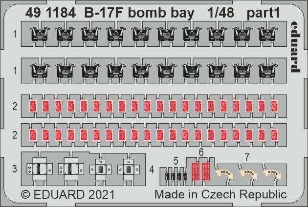 Eduard BIG49299 B-17F part II HK Models 1/48 – zdjęcie 4