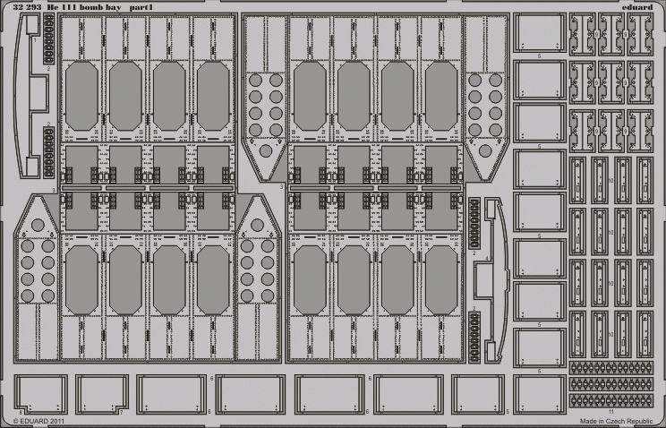 Eduard 32293 He 111 bomb bay 1/32 Revell – image 2