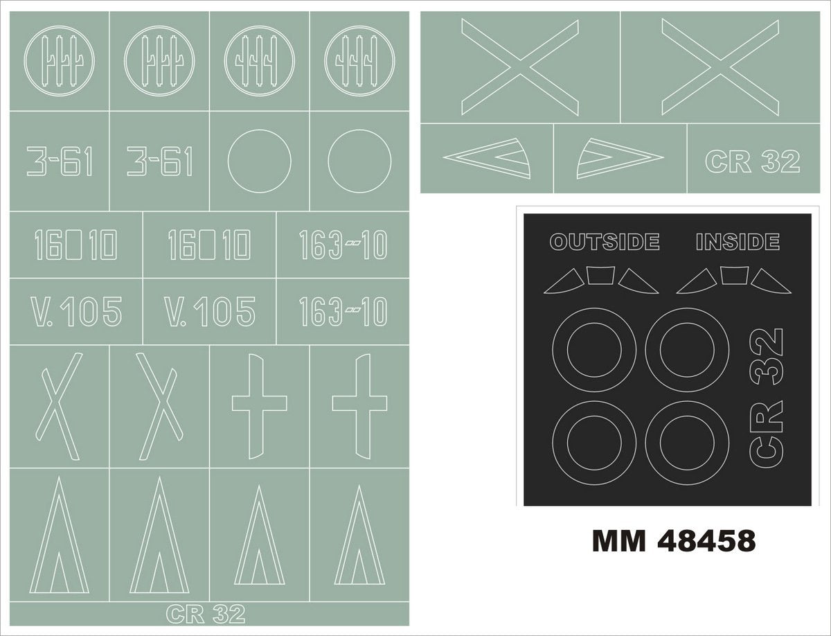 Montex MM48458 FIAT CR32 SPECIAL HOBBY 1/48