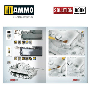 AMMO of Mig Jimenez 6601 How to paint WWII German winter vehicles (Solution book) Multilingual – Bild 3