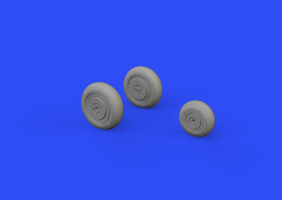 Eduard 648592 MiG-19 wheels 1/48 EDUARD, TRUMPETER – image 2