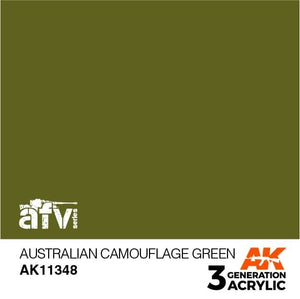 AK Interactive AK11348 Camouflage australien vert 17 ml