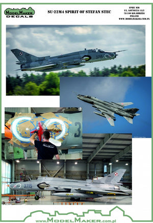 ModelMaker Decals D48167 Su-22M4 Spirit of Stefan Stec 1/48 – zdjęcie 3