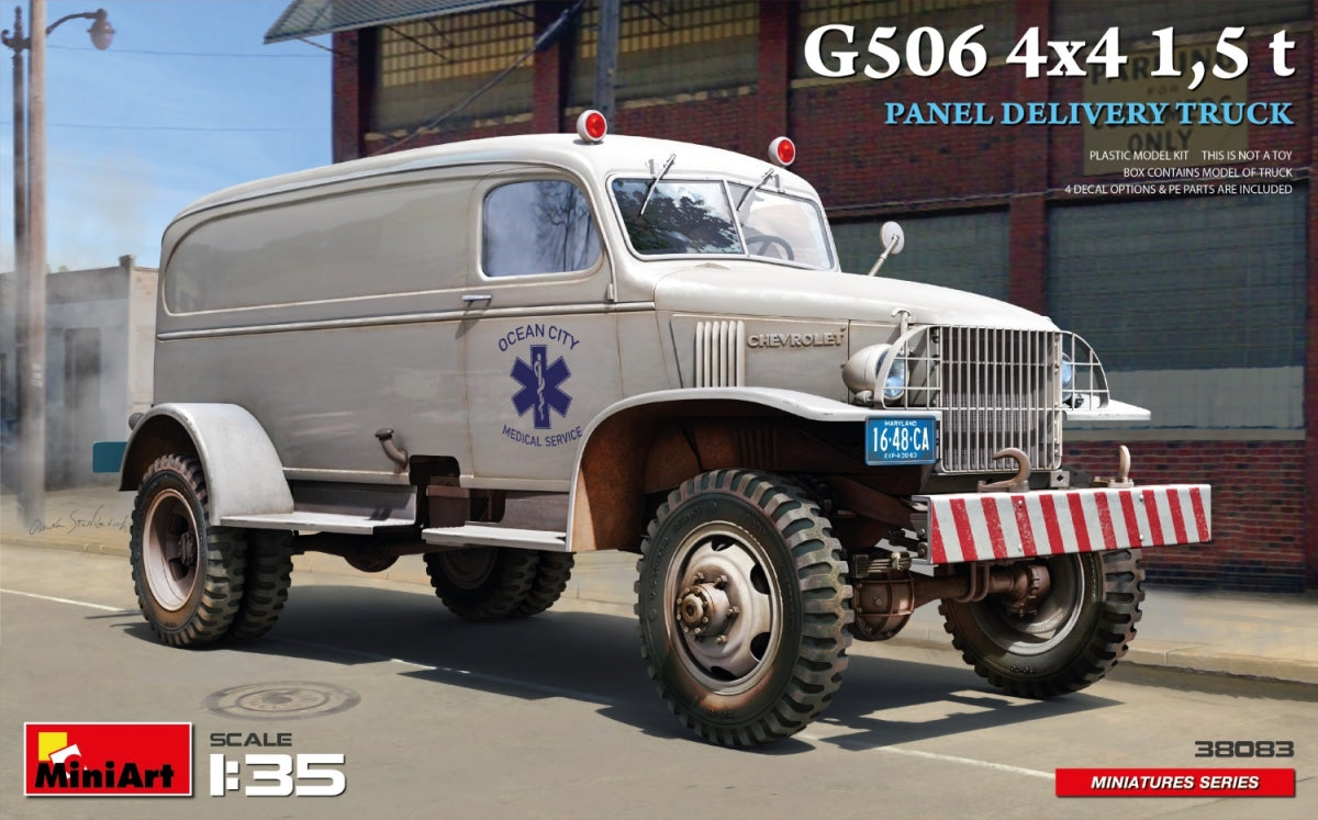 MiniArt 38083 G506 4х4 1.5 t PANEL DELIVERY TRUCK 1/35