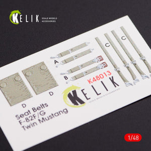 KELIK K48013 F-82 (F,G) &amp;quot;TWIN MUSTANG&amp;quot; INTERIOR 3D DECALS FOR MODELSVIT KIT 1/48 – image 7