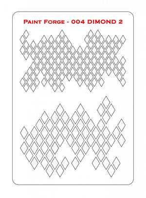 Pochoir Paint Forge PFST004L - Diamants 2 – image 2