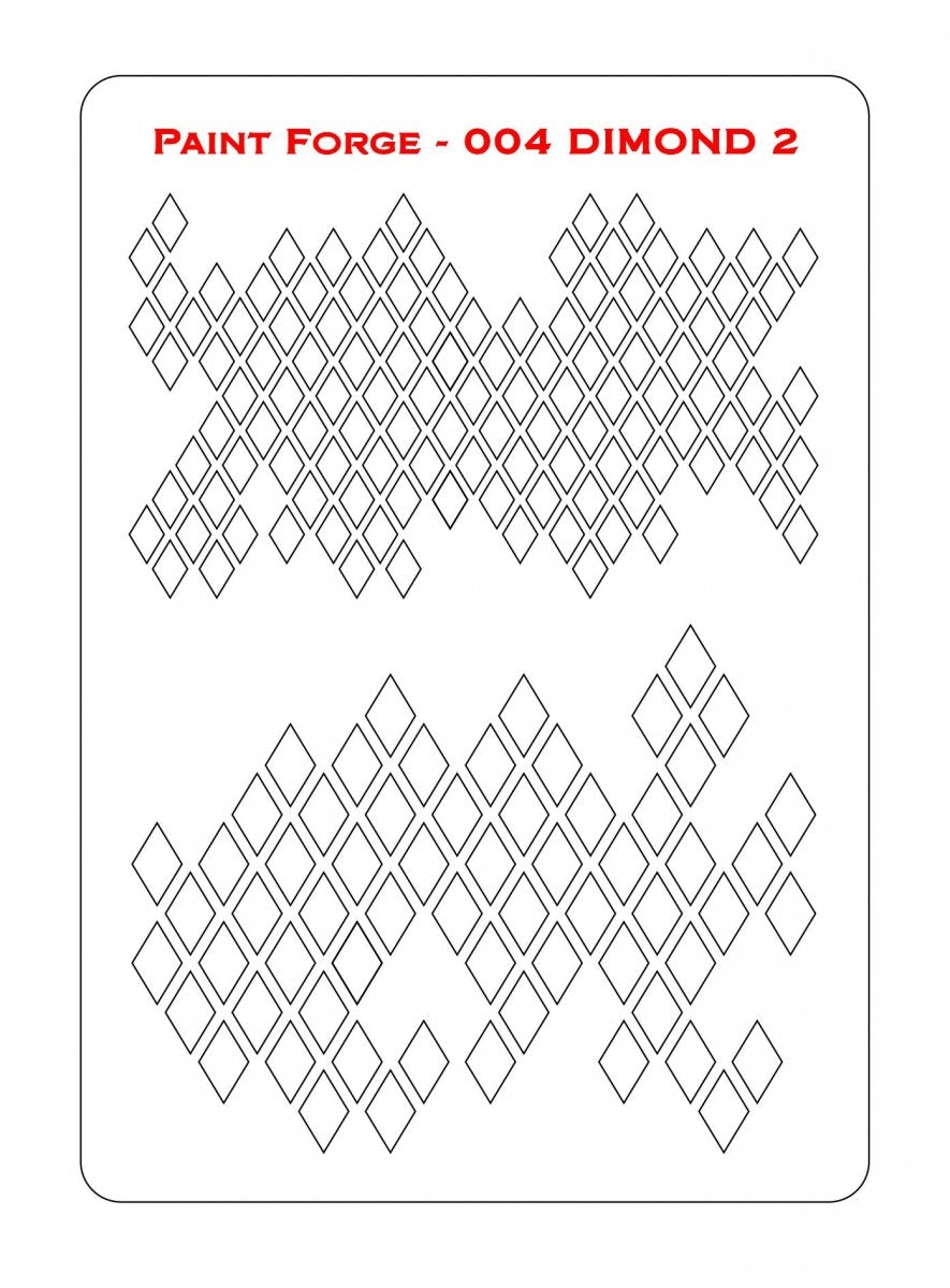 Pochoir Paint Forge PFST004L - Diamants 2 – image 2