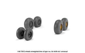 Armory Models AW48412 BAC TSR.2 wheels w/ weighted tires, type “a” (DL) 1/48 – image 4