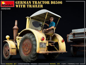 MiniArt 38038 German Tractor D8506 with trailer 1/35 – obrázek 9