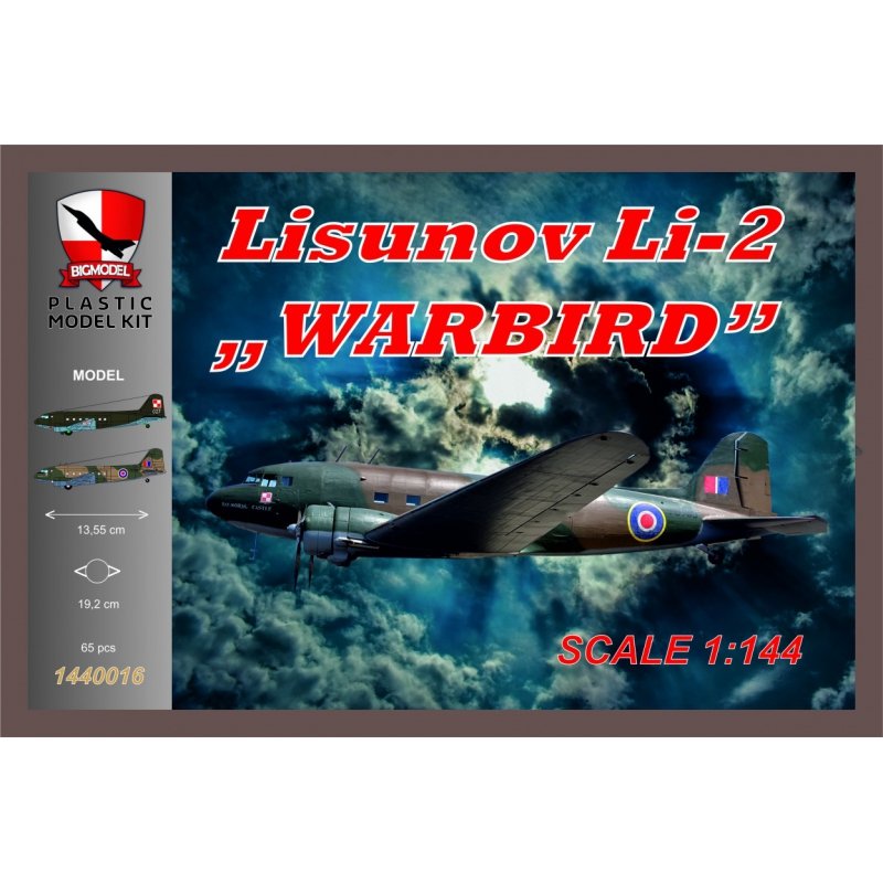 Big Model 1440016 LISUNOV Li-2 &amp;quot;WARBIRD&amp;quot; 1/144