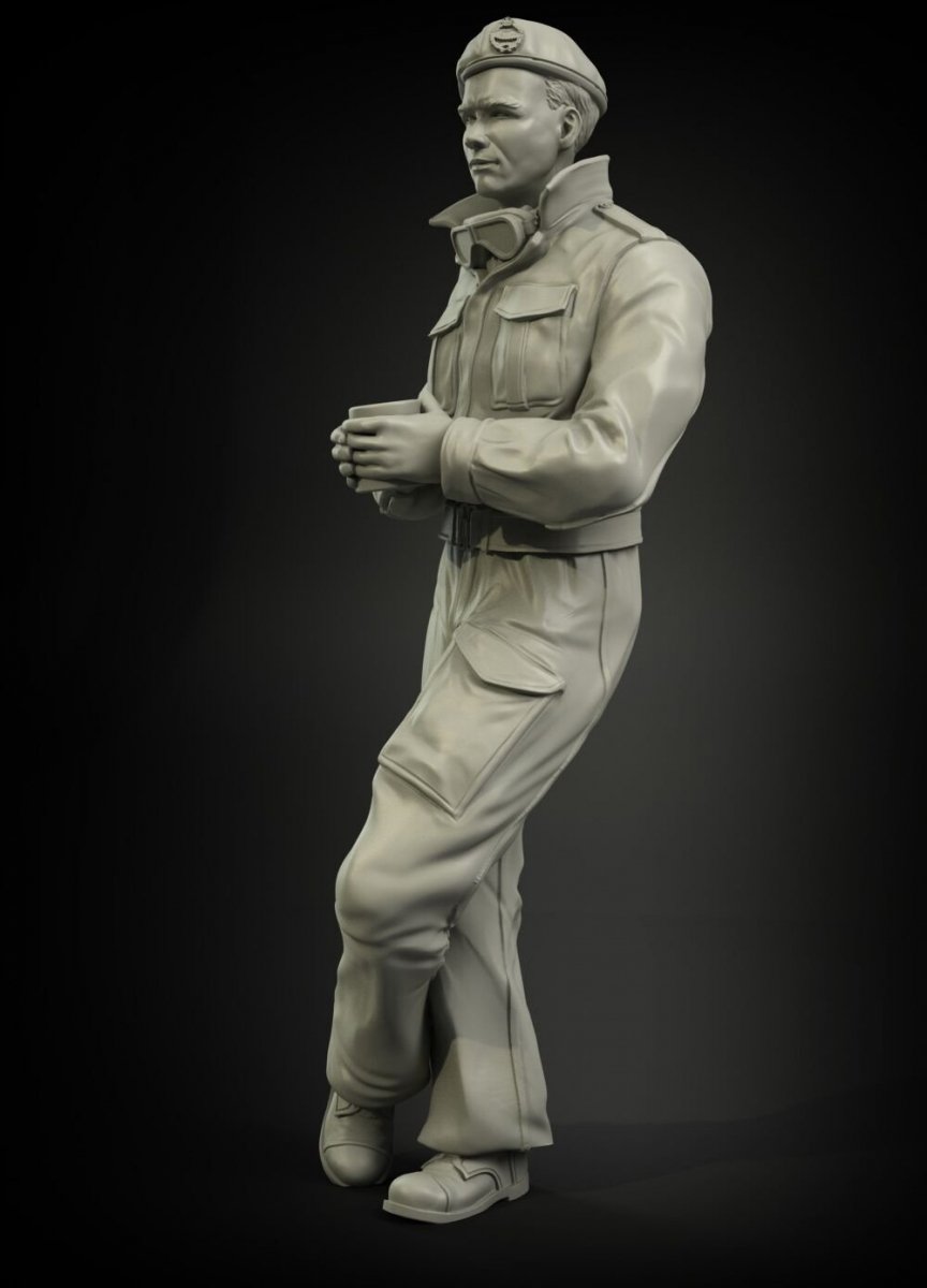 Panzer Art FI35-046 British RAC tank driver North Africa/Italy 1/35 – image 2
