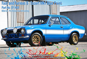 Zero Paints ZP-1401 - Fast and Furious 6 Ford Escort Mk 1 Blue 60ml – image 4