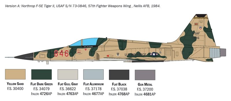 Italeri 2827 F-5E Tiger II 1/48 – image 4