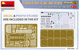 MiniArt 35333 Pz.Kpfw.IV Ausf. G Last/Ausf. H Early. NIBELUNGENWERK PRODUCED BY MAY-JUNE 1943. 2 IN 1 INTERIOR KIT 1/35 – image 7