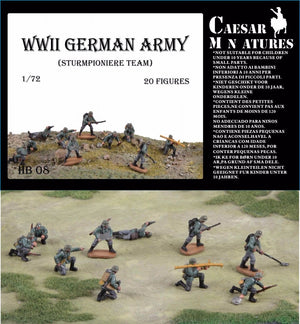 Caesar Miniatures HB08 STURMPIONIER GERMAN ARMY WWII 1/72 – image 2